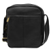 Pánská kožená taška přes rameno Peterson PTN-8021-NDM černá