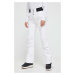 Lyžařské kalhoty Roxy Rising High bílá barva
