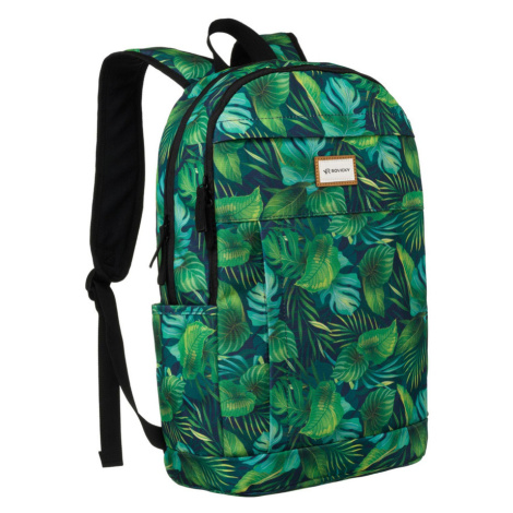 Klasický dámský polyesterový batoh s rostlinným vzorem Rovicky