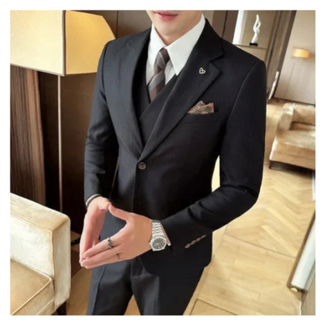 Trojdílný oblek 3v1 sako, vesta a kalhoty JF481 JFC FASHION