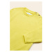 Dětský bavlněný svetr Mayoral žlutá barva, lehký