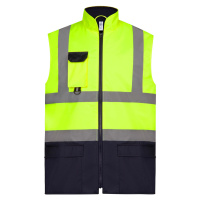 Yoko Reflexní zateplená vesta HV005 Hi-Vis Yellow