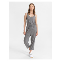 Šedý dámský overal sleeveless henley jumpsuit GAP