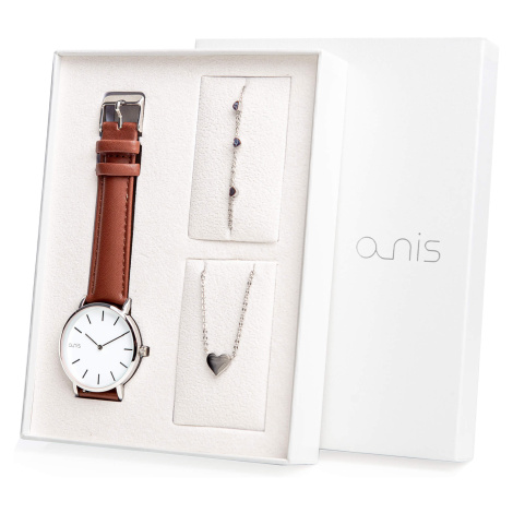 A-NIS Set hodinek, náhrdelníku a náramku AS100-03