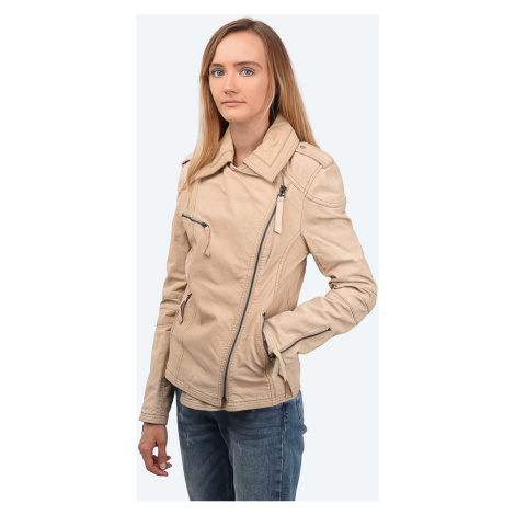 Wrangler Wmns Buffalo Leather Jacket W4003ZB29 Béžová