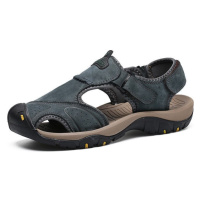 Outdoorové sandály pánské kožené letní boty
