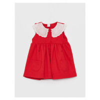 LC Waikiki Baby Girl Embroidered Collar Dress