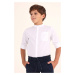 Dětská bavlněná košile Mayoral bílá barva