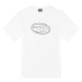 Tričko diesel t-just-bigoval t-shirt bílá