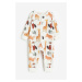 H & M - Vzorované pyžamo - oranžová