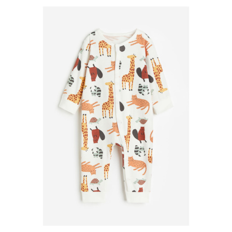 H & M - Vzorované pyžamo - oranžová H&M