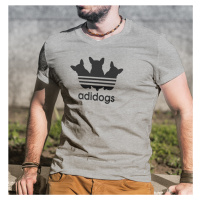 Pánské tričko s vtipným potiskem Adidogs - triko pro pejskaře