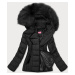 Tenká dámská zimní bunda s kapucí (8943-A)