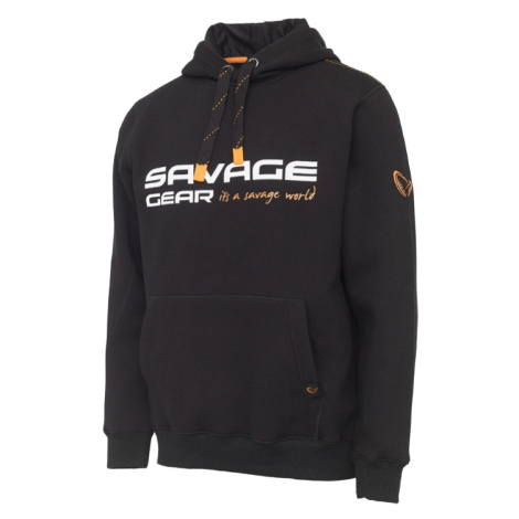 Savage gear mikina cosmo hoodie black ink