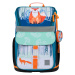 Školní batoh Baagl Zippy Barva: modrá/oranžová
