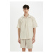 DEFACTO Relax Fit Cotton Short Sleeve Shirt