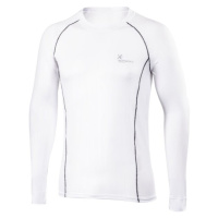 Klimatex KRYSTOF Pánské triko s dlouhým rukávem, bílá, velikost