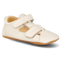 Barefoot dětské sandály Froddo - Prewalkers White bílé
