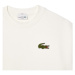 Lacoste Loose Fit Badge Accent Sweatshirt - Blanc Bílá