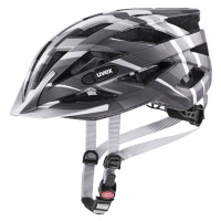 Cyklistická helma Uvex AIR WING CC, BLACK - SILVER MAT L (56-60cm)