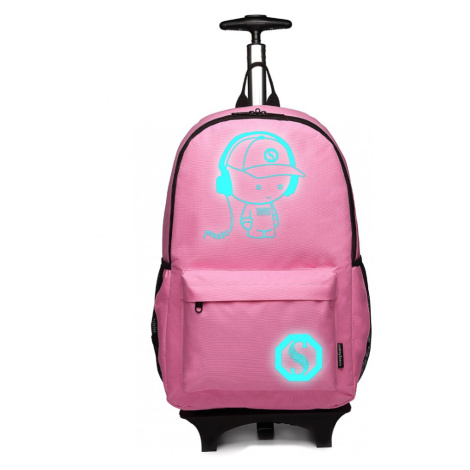 Kono Batoh nebo zavazadlo na kolečkách - Růžový