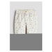 H & M - Džínové kalhoty jogger - bílá