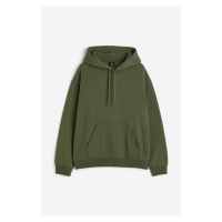 H & M - Mikina's kapucí Loose Fit - zelená