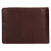 Pánská kožená peněženka Lagen Kall - tmavě hnědá