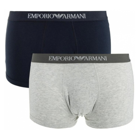 Pánské boxerky Emporio Armani 111613 CC722 2PACK EA | vzorované