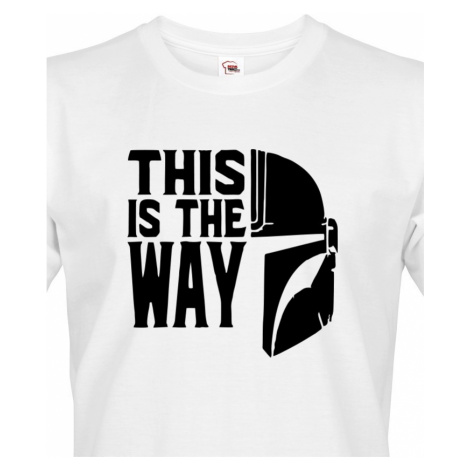 Pánské tričko ze seriálu Mandalorian - This is The Way BezvaTriko