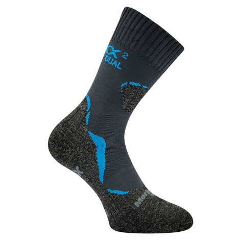 Voxx Dualix Unisex dvouvrstvé ponožky BM000000573900101567 tmavě šedá