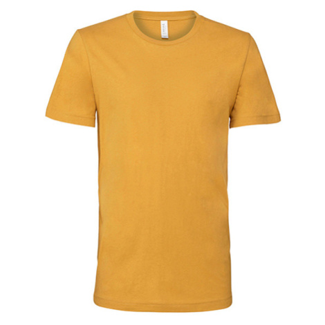 Canvas Unisex tričko s krátkým rukávem CV3001 Mustard Bella + Canvas