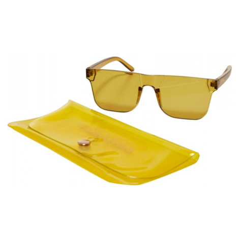 Sunglasses Honolulu With Case - mustard Urban Classics