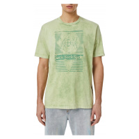 Tričko diesel t-just-c7 t-shirt zelená