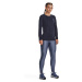 Tričko Under Armour Tech Ls Crew Twist Midnight Navy