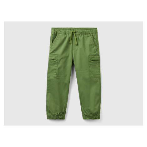 Benetton, Cargo Trousers With Drawstring United Colors of Benetton