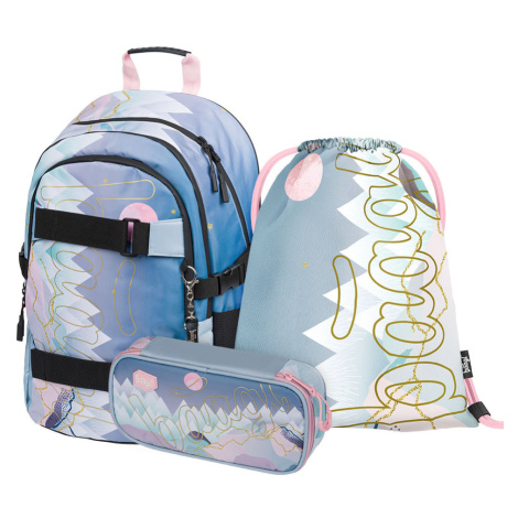 Baagl Školní set Skate Moon