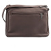 Kožená crossbody kabelka MaxFly 5542 taupe kakao