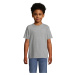 SOĽS Imperial Kids Dětské triko s krátkým rukávem SL11770 Grey melange