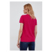 Tričko Lauren Ralph Lauren růžová barva