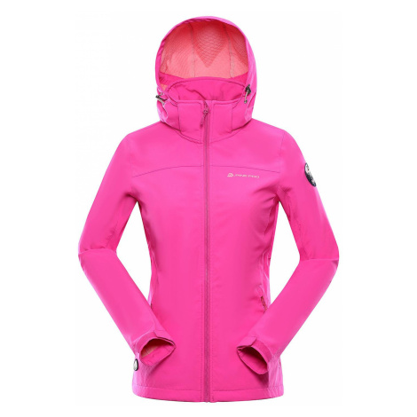 Dámská softshellová bunda Alpine Pro NOOTKA 8 - růžová