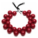 #ballsmania Originální náhrdelník C206-19-1650 Bordeaux