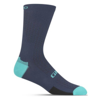 GIRO Cyklistické ponožky klasické - HRC TEAM - modrá/světle modrá