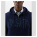 Mikina GAP Logo Fullzip Hoodie Tapestry Navy