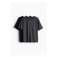 H & M - Sportovní trička z materiálu DryMove™ 2 kusy - černá