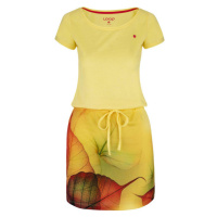 Loap ALYSA Dámské šaty, žlutá, velikost