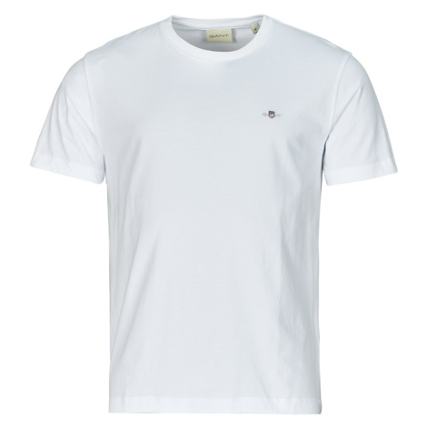 Gant REG SHIELD SS T-SHIRT Bílá