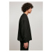 Rib Terry Boxy Crew - black