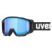 Cyklistické brýle Uvex Athletic CV Black Mat SL/Blue-Green