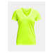 Žluté dámské tričko Under Armour Tech SSV - Solid-YLW